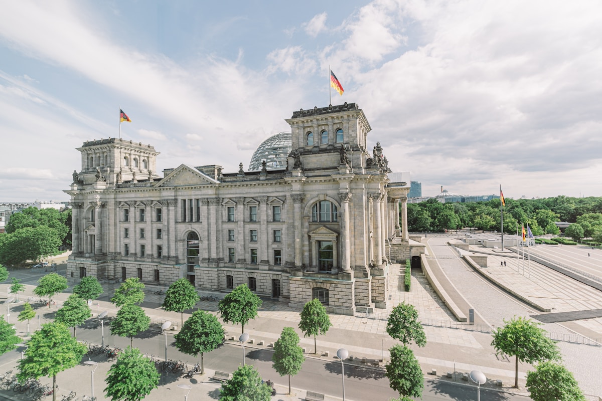 German Reichstag building in Berlin where Germany's KI-MIG AI regulation was shaped