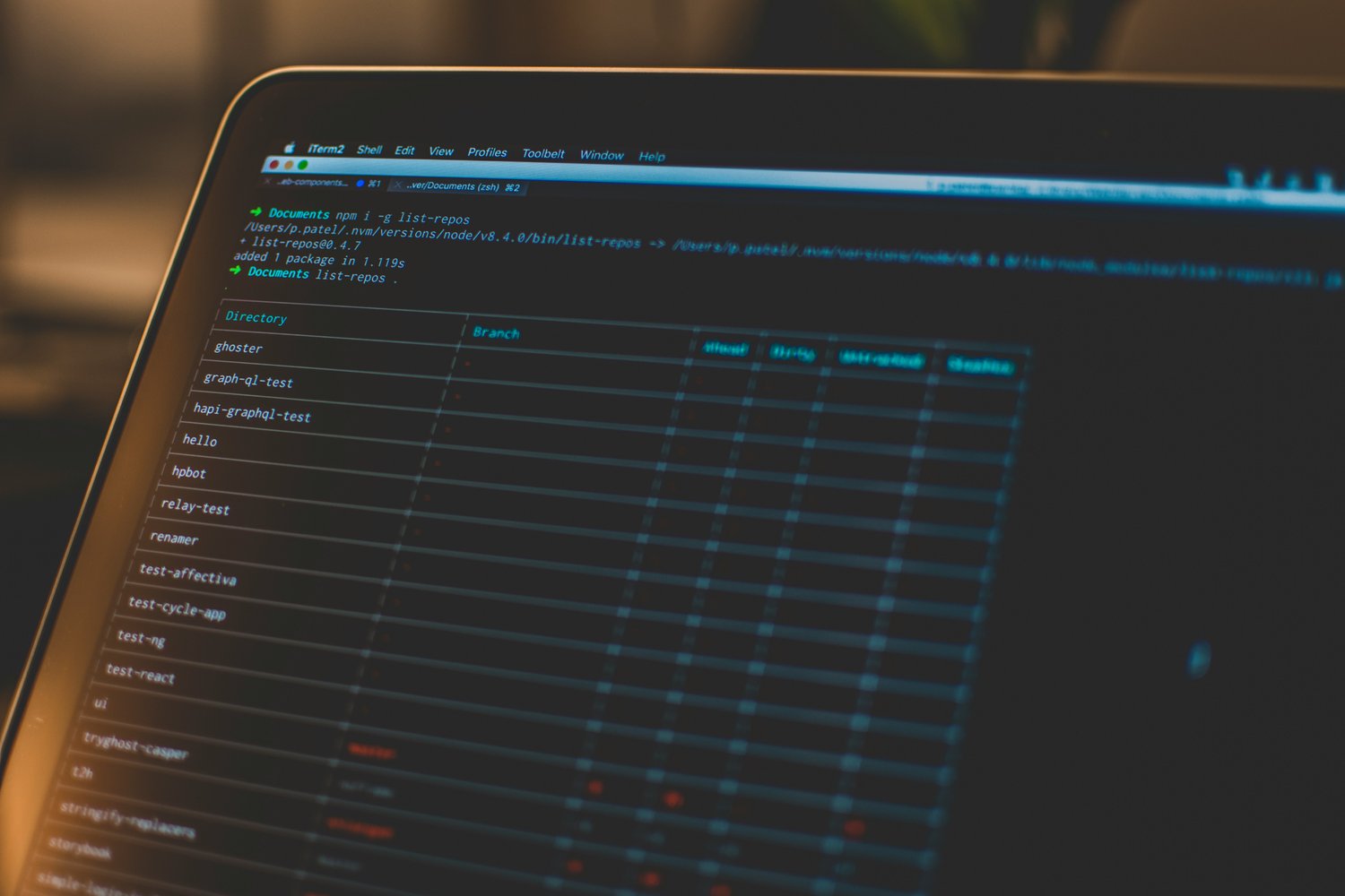 Terminal screen showing open source repository listing, representing OpenClaw AI agent security vulnerabilities